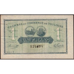 Toulouse - Pirot 122-27 - 1 franc - Série 5 - 20/06/1917 - Etat : TTB+