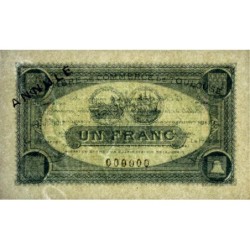 Toulouse - Pirot 122-29 variété - 1 franc - Série 1 - 20/06/1917 - Annulé - Etat : SPL+