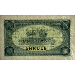 Toulouse - Pirot 122-31 variété - 1 franc - Série 3 - 20/06/1917 - Annulé - Etat : NEUF