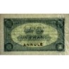 Toulouse - Pirot 122-31 variété - 1 franc - Série 3 - 20/06/1917 - Annulé - Etat : NEUF