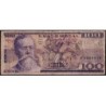 Mexique - Pick 74b - 100 pesos - Série TL - Préfixe F - 03/09/1981 - Etat : B+ à TB-