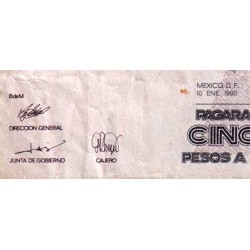 Mexique - Pick 93b_2 - 50'000 pesos - Série FZ - Préfixe S - 10/01/1990 - Etat : TB+
