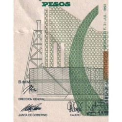 Mexique - Pick 95 - 10 nuevos pesos - Série C - Préfixe E - 31/07/1992 - Etat : SUP
