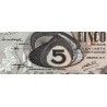 Mexique - Pick 62c_1 - 5 pesos - Série 1AN - Préfixe N - 27/06/1972 - Etat : NEUF