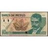 Mexique - Pick 105b - 10 pesos - Série U - Préfixe N - 10/03/1996 - Etat : TB-