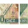 Mexique - Pick 105b - 10 pesos - Série AC - Préfixe E - 10/03/1996 - Etat : TB+