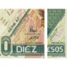 Mexique - Pick 105b - 10 pesos - Série AF - Préfixe L - 10/03/1996 - Etat : SPL