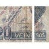 Mexique - Pick 106d - 20 pesos - Série BH - Préfixe Q - 23/04/1999 - Etat : TB-
