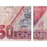 Mexique - Pick 112_4 - 50 pesos - Série CG - Préfixe P - 25/08/2000 - Etat : B+
