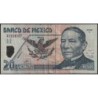Mexique - Pick 116d_1 - 20 pesos - Série V - Préfixe X - 23/05/2003 - Polymère - Etat : B+