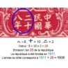 Chine - Central Bank of China - Pick 224b - 1 cent - Série C - 1939 - Etat : NEUF