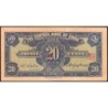 Chine - Central Bank of China - Pick 227a - 20 cents - Série B L - 1940 - Etat : SUP