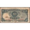 Chine - Central Bank of China - Pick 237c - 10 yüan - Série J/P X - 1941 - Etat : TB