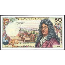 F 64-31 - 02/10/1975 - 50 francs - Racine - Série G.279 - Etat : SPL+