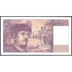 F 66-01 - 1980 - 20 francs - Debussy - Série Y.001 - Etat : SUP+