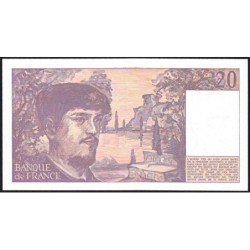 F 66-07 - 1986 - 20 francs - Debussy - Série R.016 - Etat : NEUF