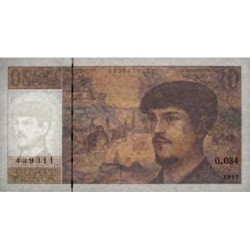 F 66bis-02 - 1991 - 20 francs - Debussy - Série O.034 - Etat : NEUF