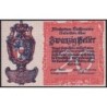 Liechtenstein - Pick 2 - 20 heller - 1920 - Etat : NEUF