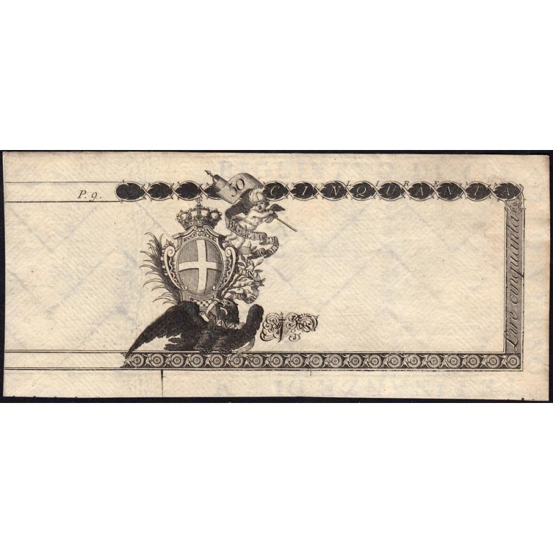 Savoie-Sardaigne - Pick S 130r - 50 livres - 01/04/1796 - Etat : pr.NEUF