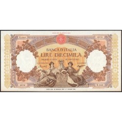 Italie - Pick 89c_5 - 10'000 lire - Série L 1243 - 26/01/1957 - Etat : TTB+ à SUP