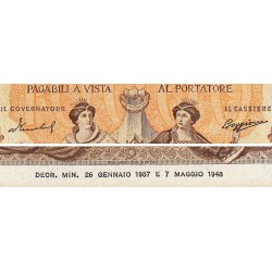 Italie - Pick 89c_5 - 10'000 lire - Série L 1243 - 26/01/1957 - Etat : TTB+ à SUP