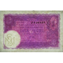 Malaisie Britannique - Sarawak - 1 picul - Série J - 31/12/1941 - Etat : SUP+
