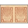 R.S.F.S.R. - Pick 81 - Paire de billets de 1 rouble - 1919 - Etat : SUP+