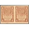 R.S.F.S.R. - Pick 81 - Paire de billets de 1 rouble - 1919 - Etat : SUP
