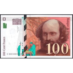 F 74-01 - 1997 - 100 francs - Cézanne - Série D - Etat : NEUF