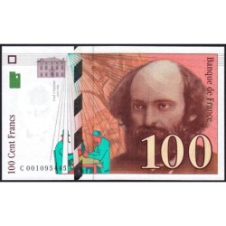 F 74-01 - 1997 - 100 francs - Cézanne - Série D - Etat : NEUF