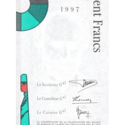 F 74-01 - 1997 - 100 francs - Cézanne - Série D - Etat : NEUF
