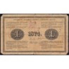 Empire Russe - Pick A41_4 - 1 rouble - Série А/3 - 1874  - Etat : TB-