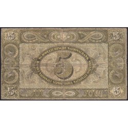 Suisse - Pick 11j_2 - 5 francs - Série 25 O - 04/12/1942 - Etat : B+