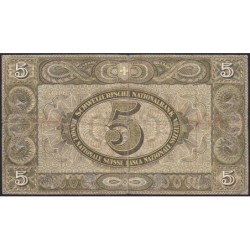 Suisse - Pick 11j_3 - 5 francs - Série 24 F - 04/12/1942 - Etat : TB-
