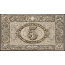Suisse - Pick 11l_2 - 5 francs - Série 30 J - 31/08/1946 - Etat : TTB
