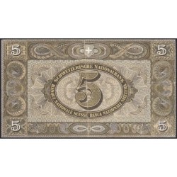 Suisse - Pick 11l_3 - 5 francs - Série 30 X - 31/08/1946 - Etat : TTB