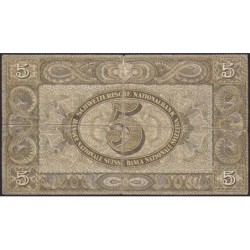 Suisse - Pick 11m_3 - 5 francs - Série 35 C - 16/10/1947 - Etat : B+