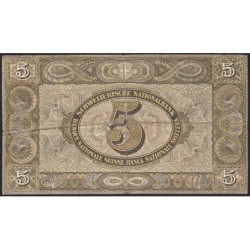 Suisse - Pick 11n_1 - 5 francs - Série 45 Q - 20/01/1949 - Etat : B+ à TB-