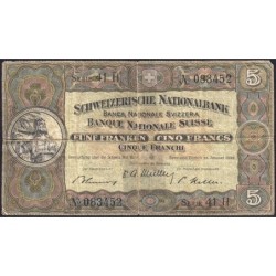 Suisse - Pick 11n_3 - 5 francs - Série 41 H - 20/01/1949 - Etat : B+