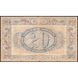 Suisse - Pick 33d_1 - 20 francs - Série 8 Z - 24/03/1927 - Etat : TB