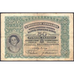 Suisse - Pick 34e_1 - 50 francs - Série 7 N - 16/09/1930 - Etat : TB-