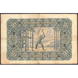 Suisse - Pick 34e_1 - 50 francs - Série 7 N - 16/09/1930 - Etat : TB-