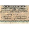 Suisse - Pick 34e_1 - 50 francs - Série 7 N - 16/09/1930 - Etat : TB-
