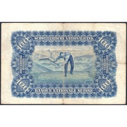 Suisse - Pick 35e_2 - 100 francs - Série 5 Y - 04/10/1928 - Etat : TB