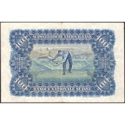 Suisse - Pick 35l_2 - 100 francs - Série 9 J - 03/08/1939 - Etat : TB+ à TTB