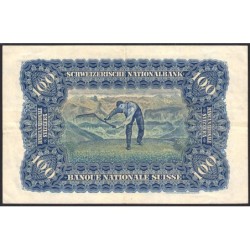 Suisse - Pick 35r_1 - 100 francs - Série 13 J - 23/03/1944 - Etat : TTB