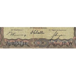 Suisse - Pick 11h_2 - 5 francs - Série 17 W - 22/10/1936 - Etat : TB+
