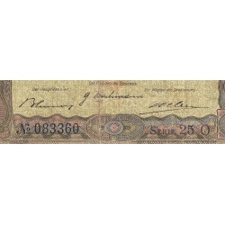 Suisse - Pick 11j_2 - 5 francs - Série 25 O - 04/12/1942 - Etat : B+