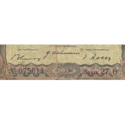 Suisse - Pick 11k_1 - 5 francs - Série 27 G - 16/11/1944 - Etat : B+