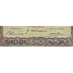 Suisse - Pick 11l_2 - 5 francs - Série 30 J - 31/08/1946 - Etat : TTB